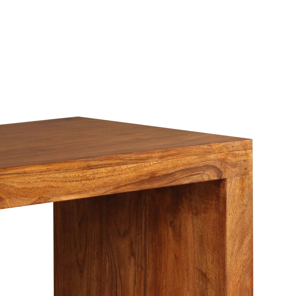 Table console Bois massif avec finition miel 110x40x76 cm - XIOS