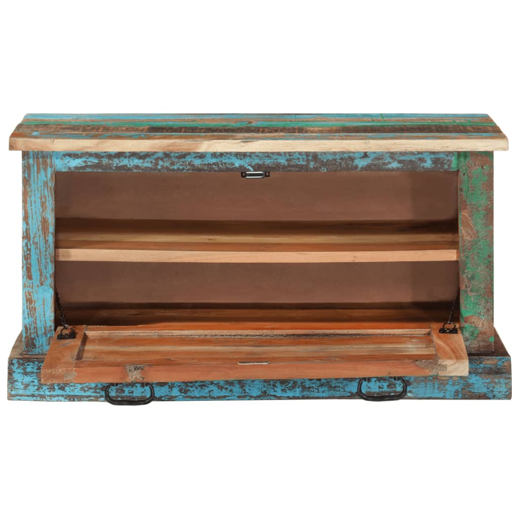 Banc de rangement de chaussures Bois de récupération - XIOS