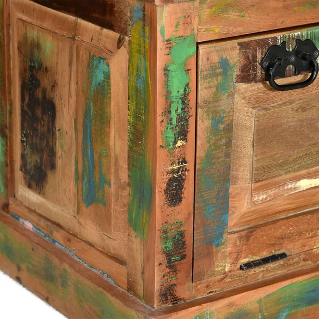 Banc de rangement de chaussures Bois de récupération - XIOS