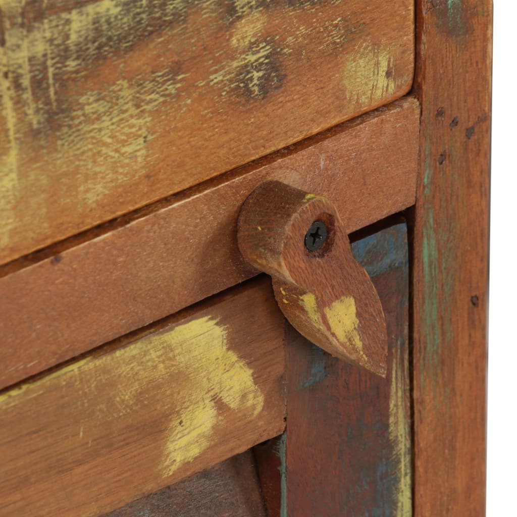Bureau sur pieds Bois de récupération massif 140 x 50 x 77 cm - XIOS