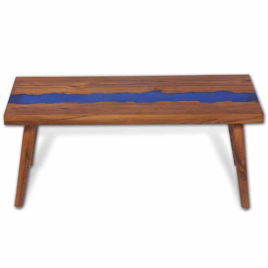 Table basse Teck Résine 100x50x40 cm - XIOS