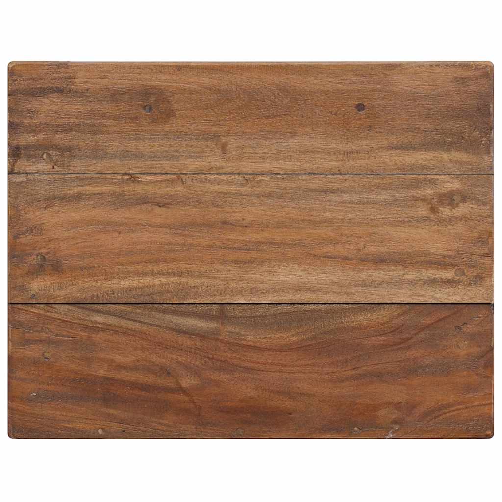 Table de chevet bois massif d'acajou 40x30x51 cm - XIOS