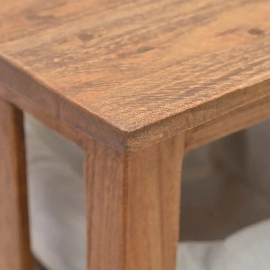 Table console bois d’acajou massif 69x28x70 cm - XIOS