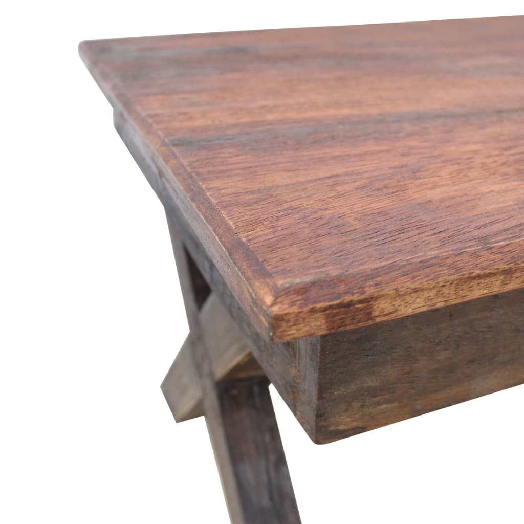 Table basse bois de récupération mélangé 110x60x45 cm - XIOS