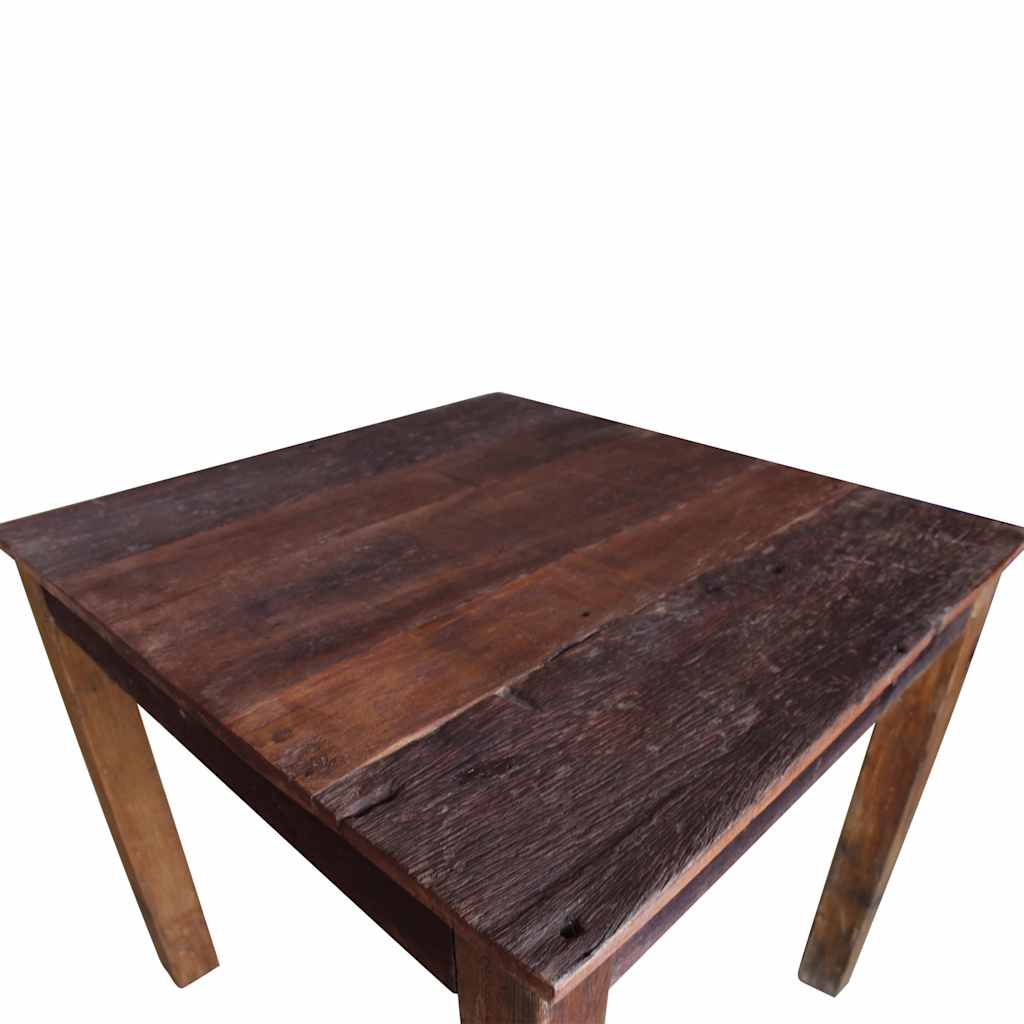 Table à manger bois de récupération mélangé 82x80x76 cm - XIOS