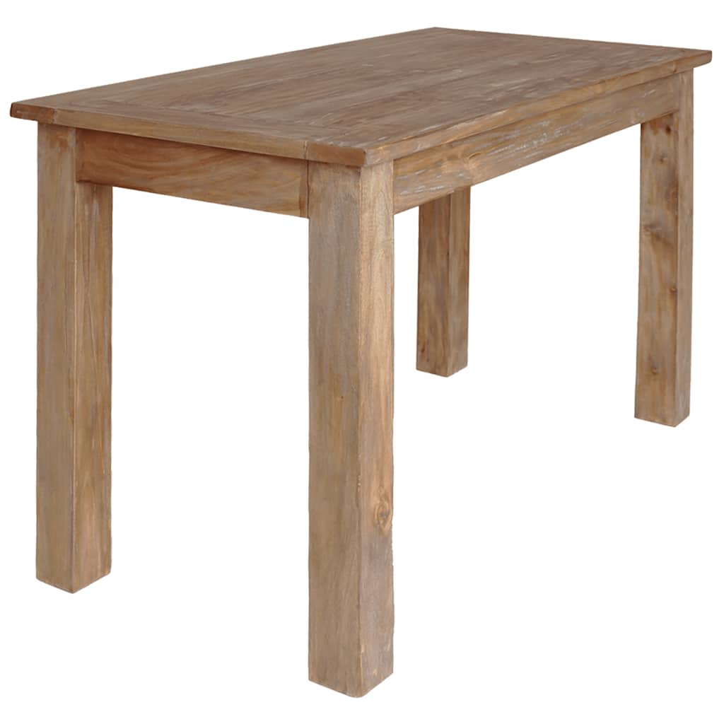 Table à manger bois d'acajou massif 120x60x77 cm - XIOS