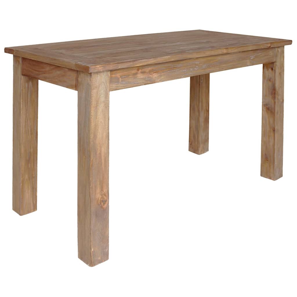 Table à manger bois d'acajou massif 120x60x77 cm - XIOS