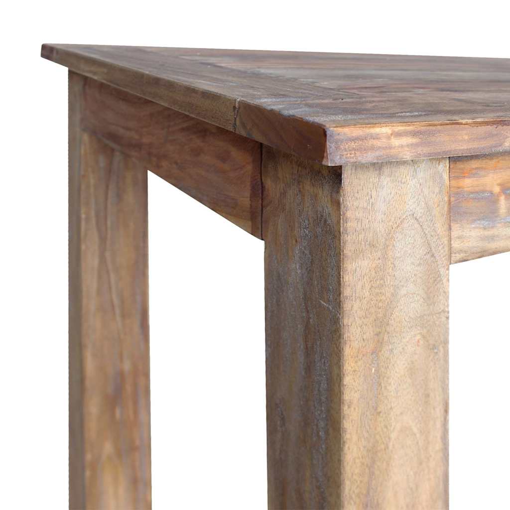 Table à manger bois d'acajou massif 120x60x77 cm - XIOS