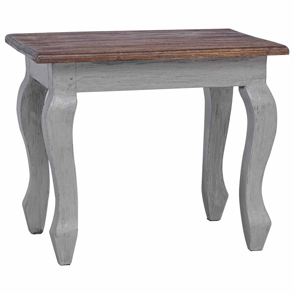 Ensemble de tables gigognes 3 pcs bois d'acajou massif - XIOS