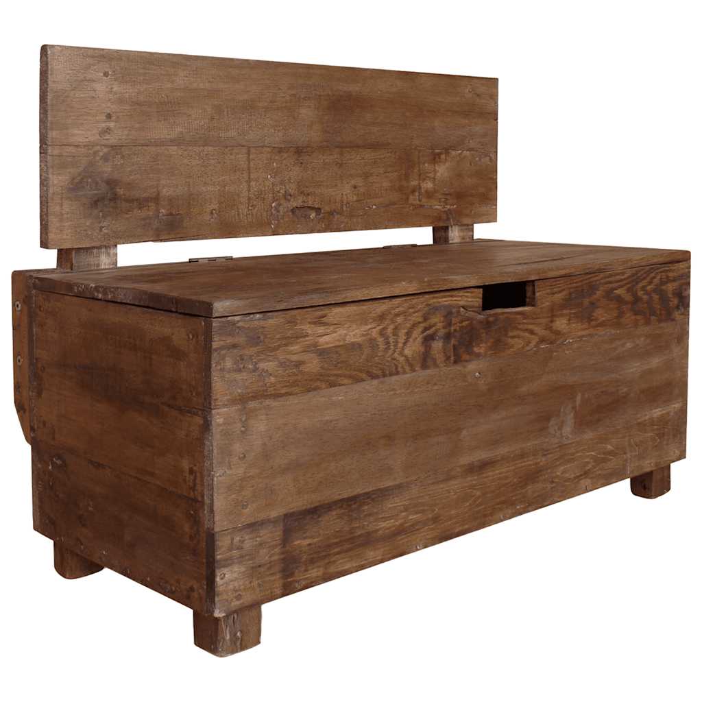 Banc bois massif d'acajou 86x40x60 cm - XIOS