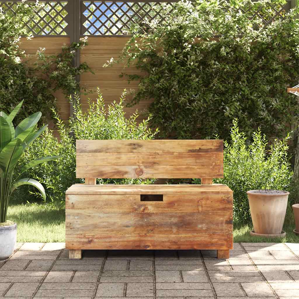 Banc bois massif d'acajou 86x40x60 cm - XIOS
