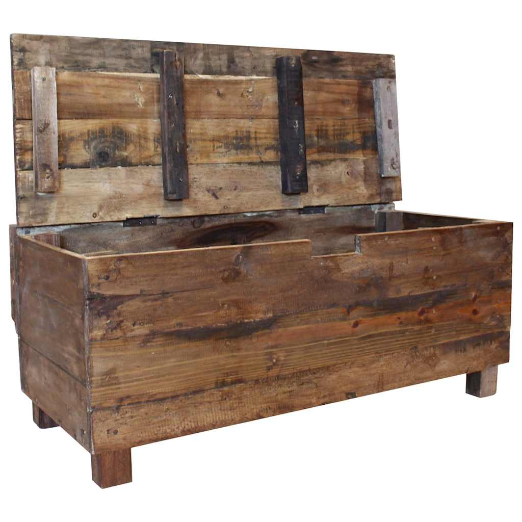 Banc bois massif d'acajou 86x40x60 cm - XIOS