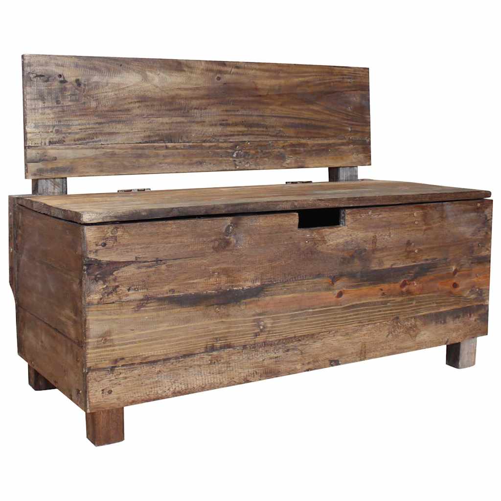 Banc bois massif d'acajou 86x40x60 cm - XIOS