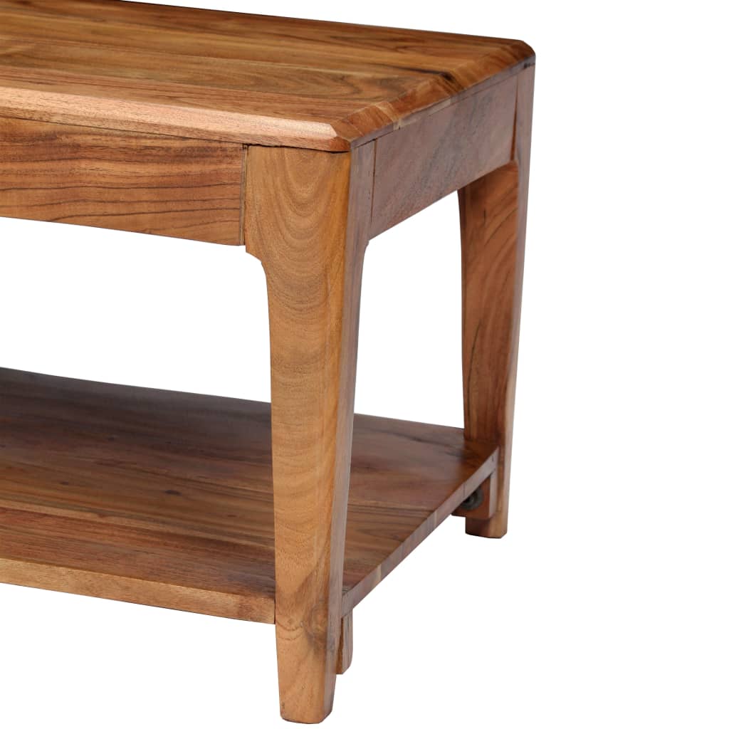 Table basse Bois massif 88x50x38 cm - XIOS