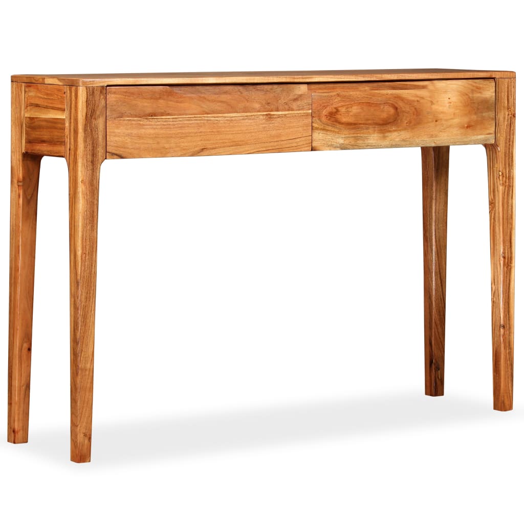 Table console Bois massif 118 x 30 x 80 cm