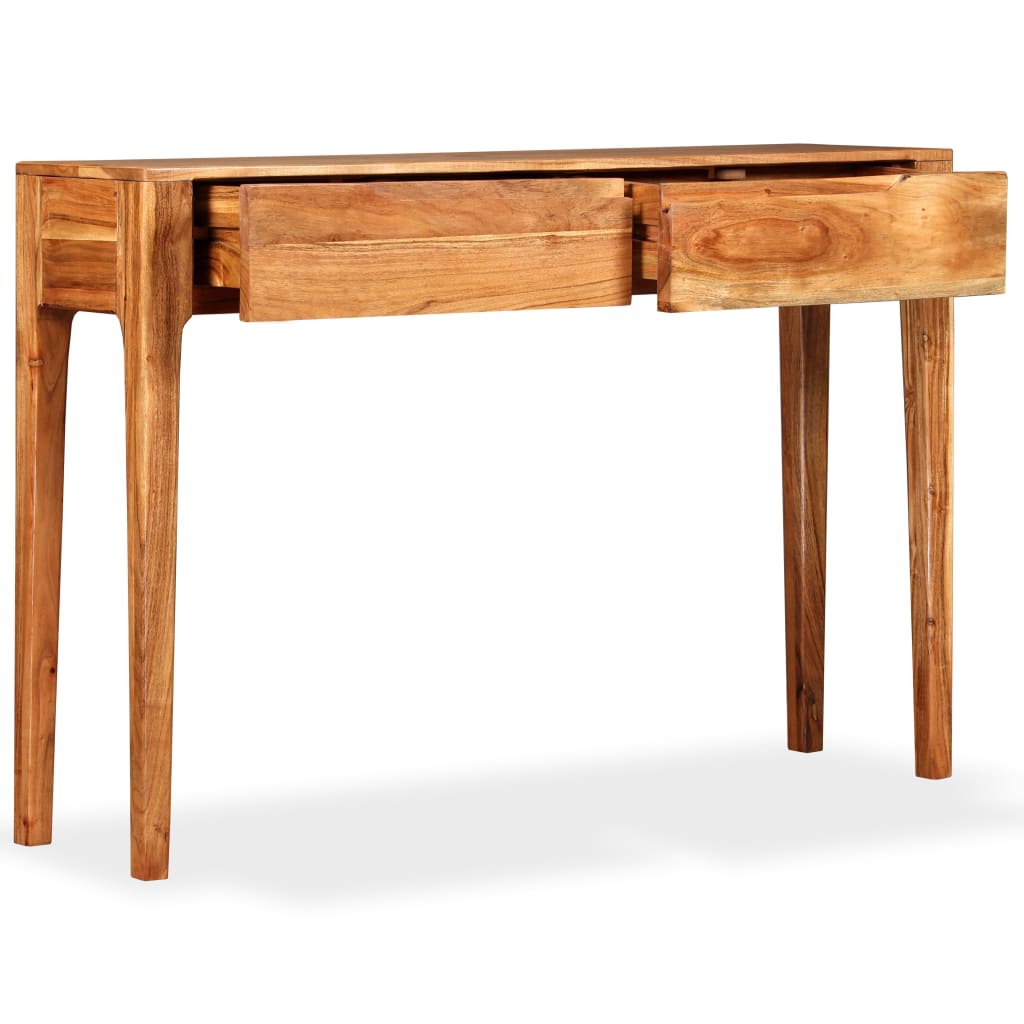 Table console Bois massif 118 x 30 x 80 cm