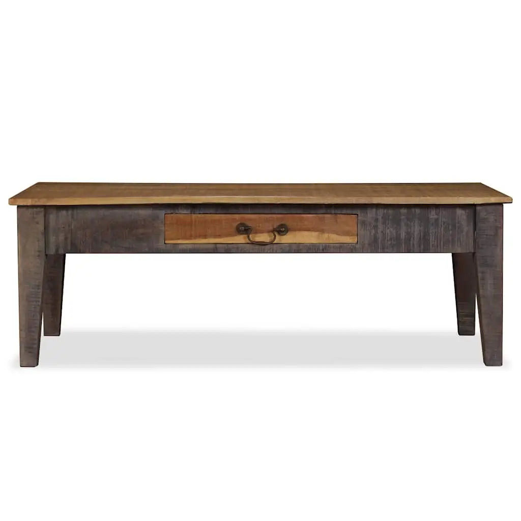 Table basse Bois massif Vintage 118x60x40 cm - XIOS