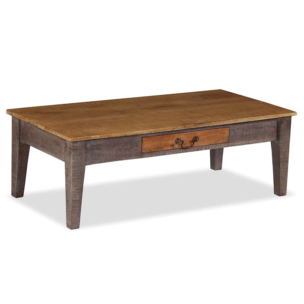 Table basse Bois massif Vintage 118x60x40 cm