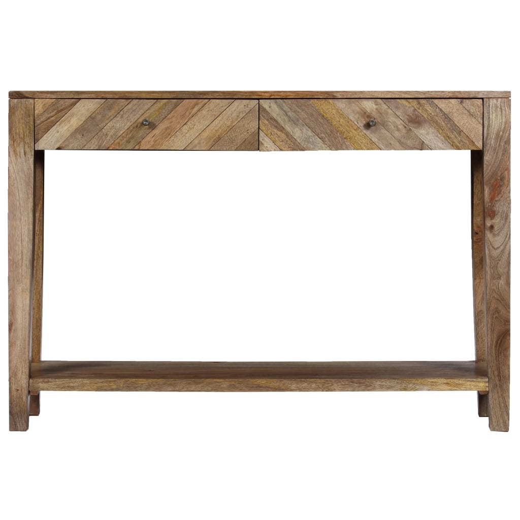 Table console Bois de manguier massif 118 x 30 x 80 cm