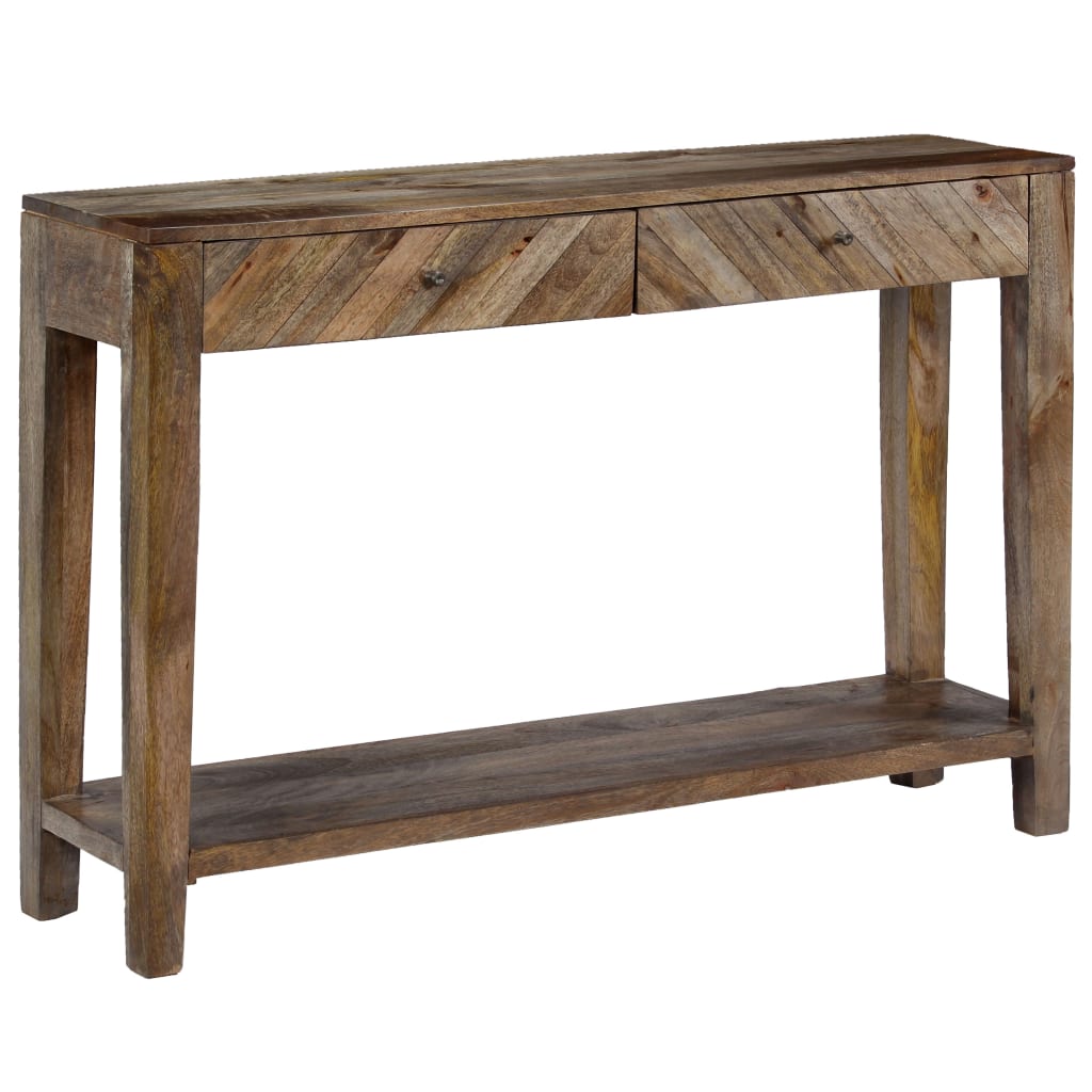 Table console Bois de manguier massif 118 x 30 x 80 cm
