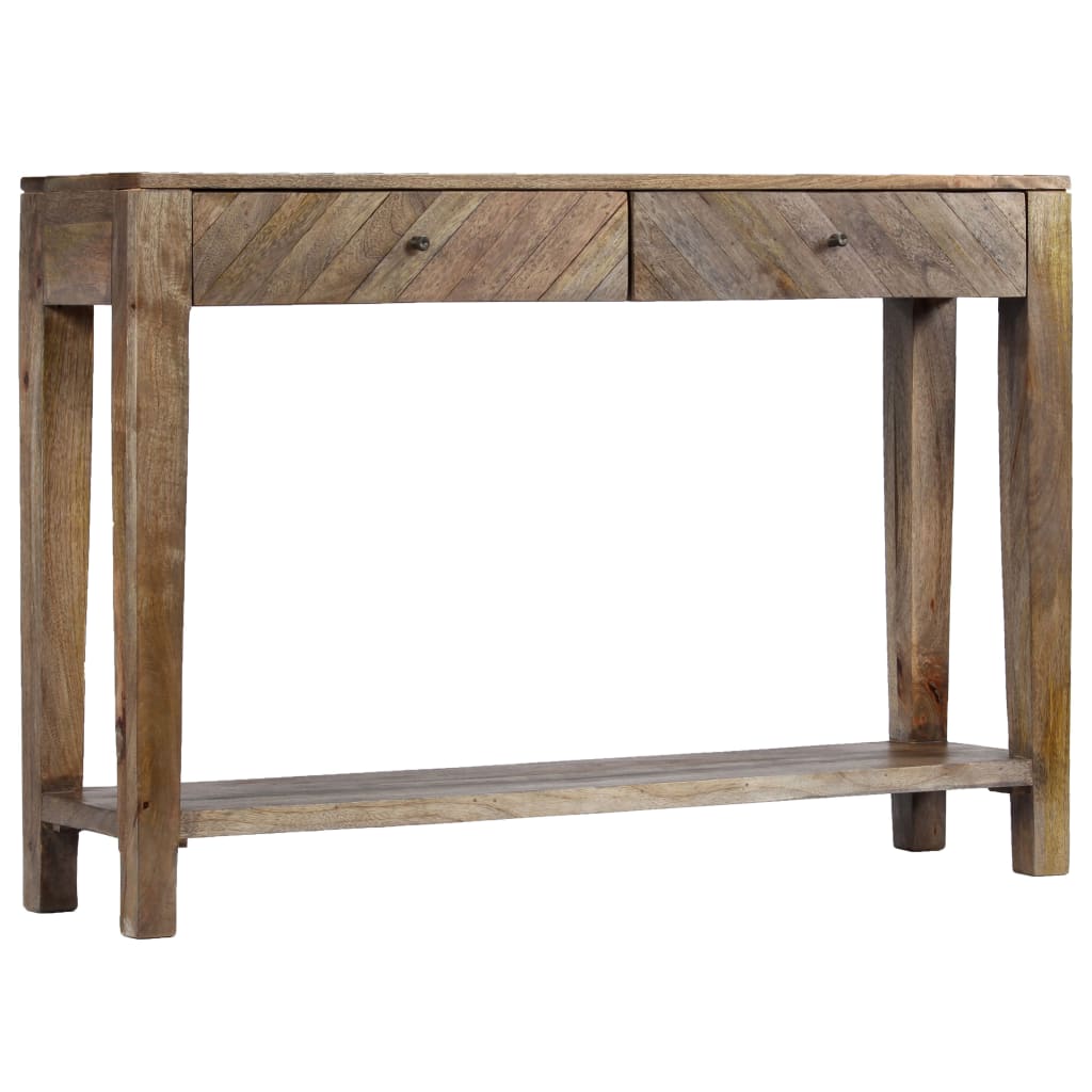Table console Bois de manguier massif 118 x 30 x 80 cm