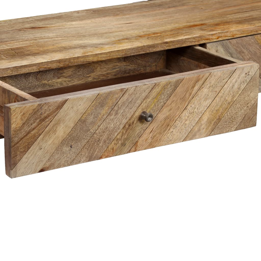 Table console Bois de manguier massif 118 x 30 x 80 cm