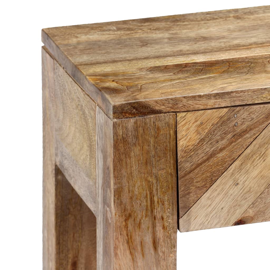 Table console Bois de manguier massif 118 x 30 x 80 cm