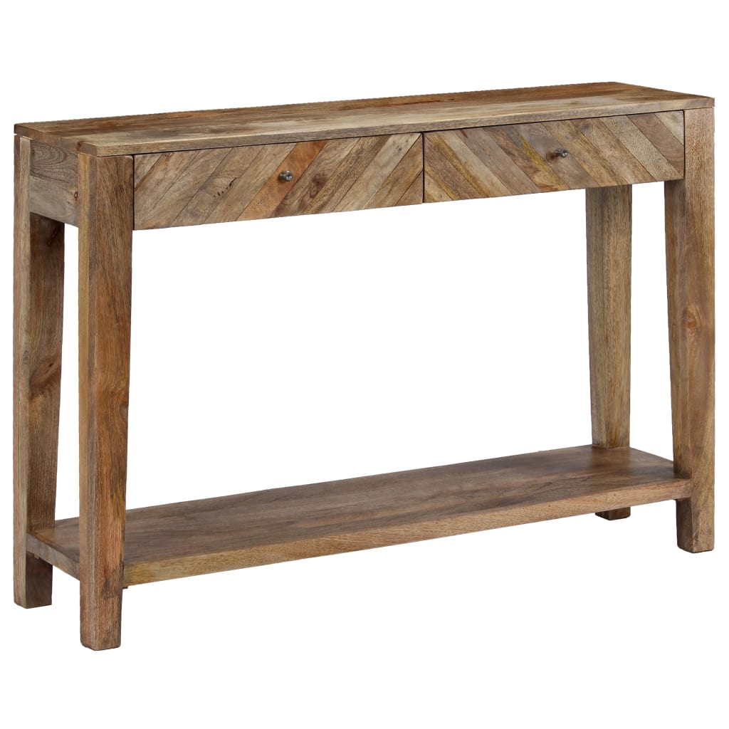 Table console Bois de manguier massif 118 x 30 x 80 cm