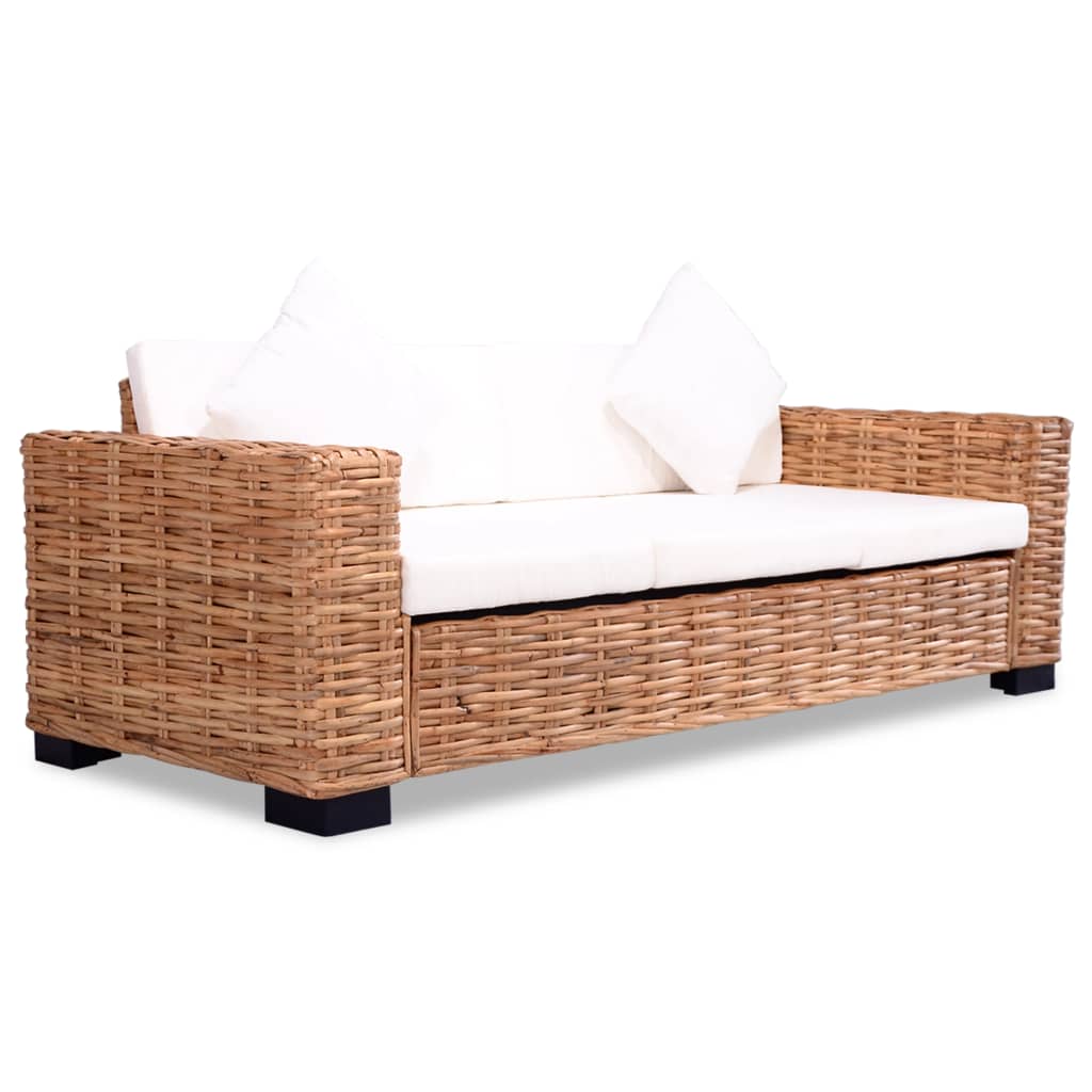 Ensemble de canapés 15 pcs Rotin naturel - XIOS