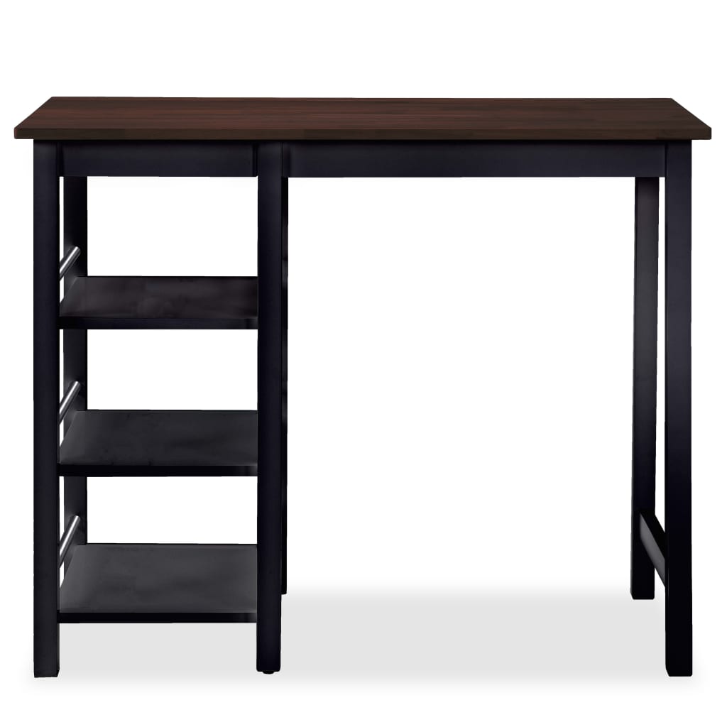 Assortiment de bar 3 pcs MDF Noir - XIOS
