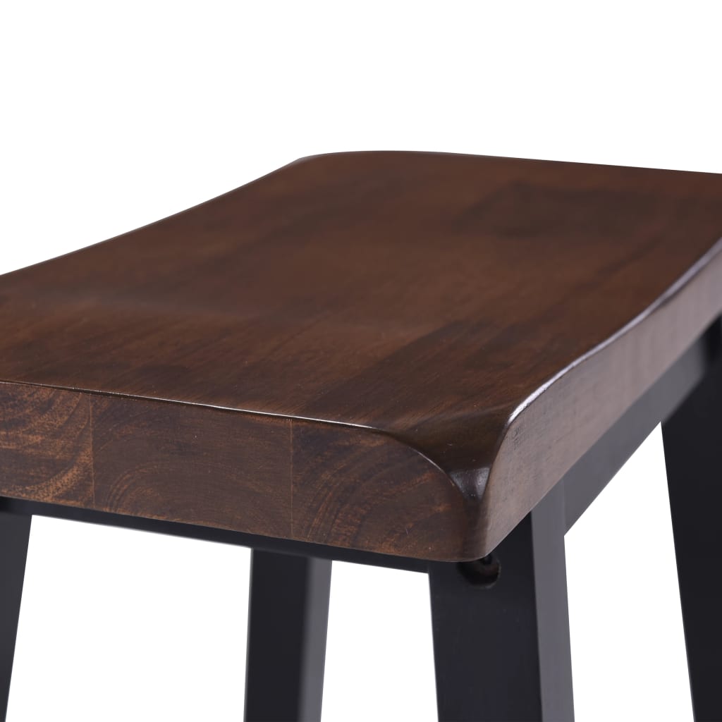 Assortiment de bar 3 pcs MDF Noir - XIOS