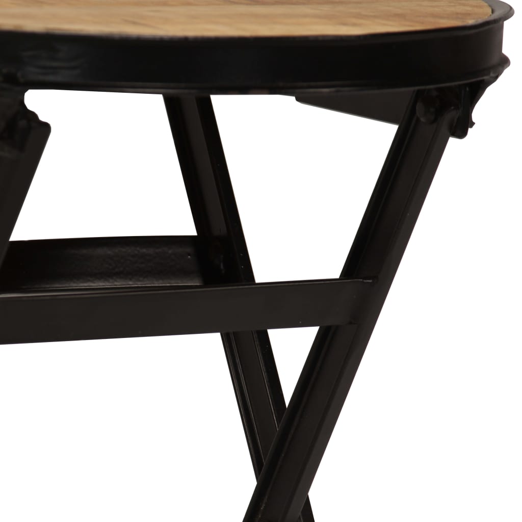 Bureau avec tabouret pliant Bois de manguier massif 115x50x76cm - XIOS