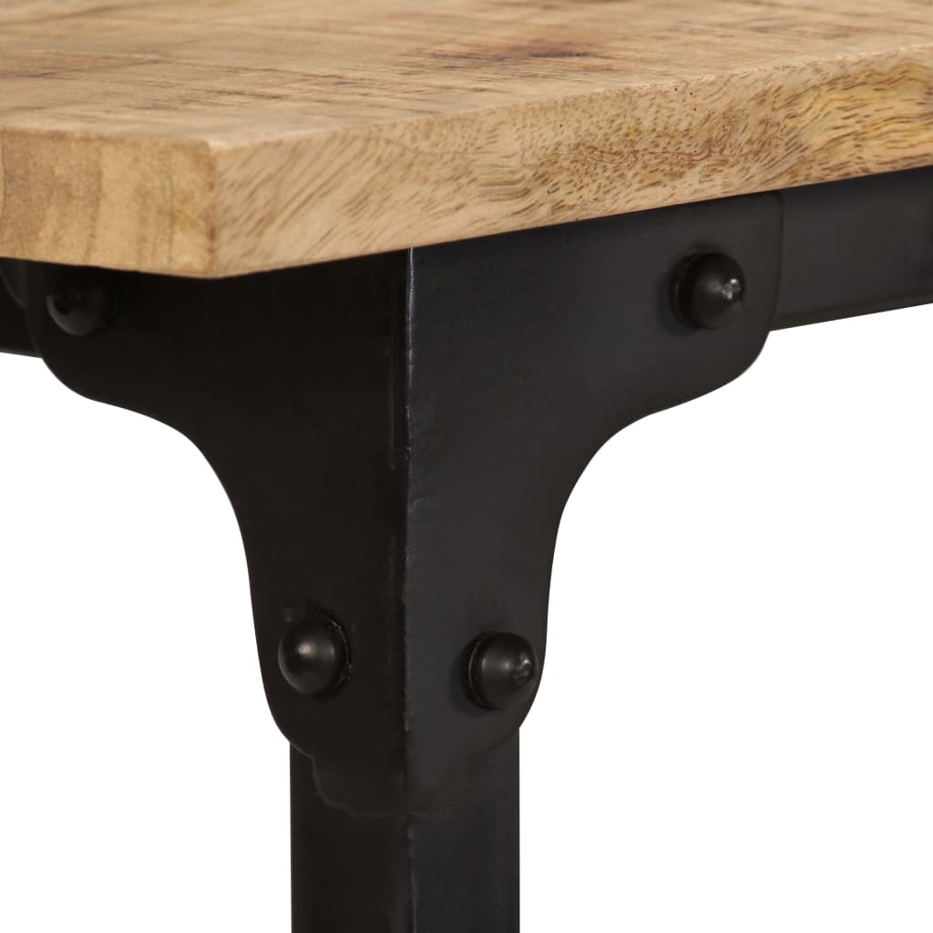 Bureau avec tabouret pliant Bois de manguier massif 115x50x76cm - XIOS
