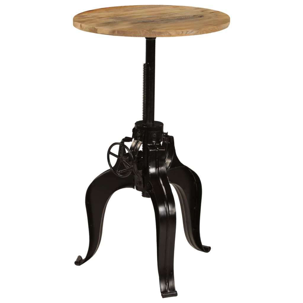 Table de bar Bois de manguier massif 60 x (76-110) cm - XIOS