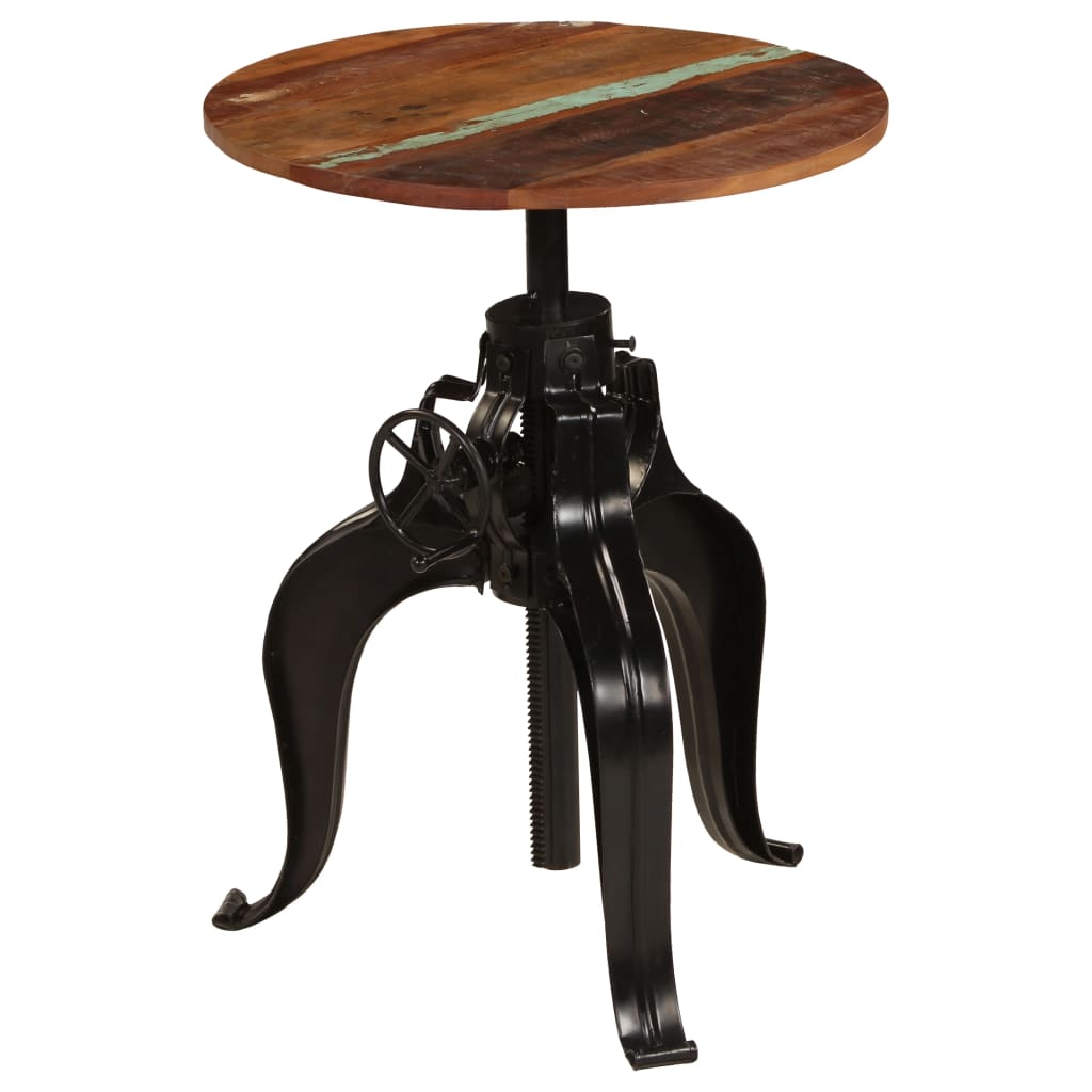 Table de bar Bois de récupération massif 60x(76-110) cm - XIOS