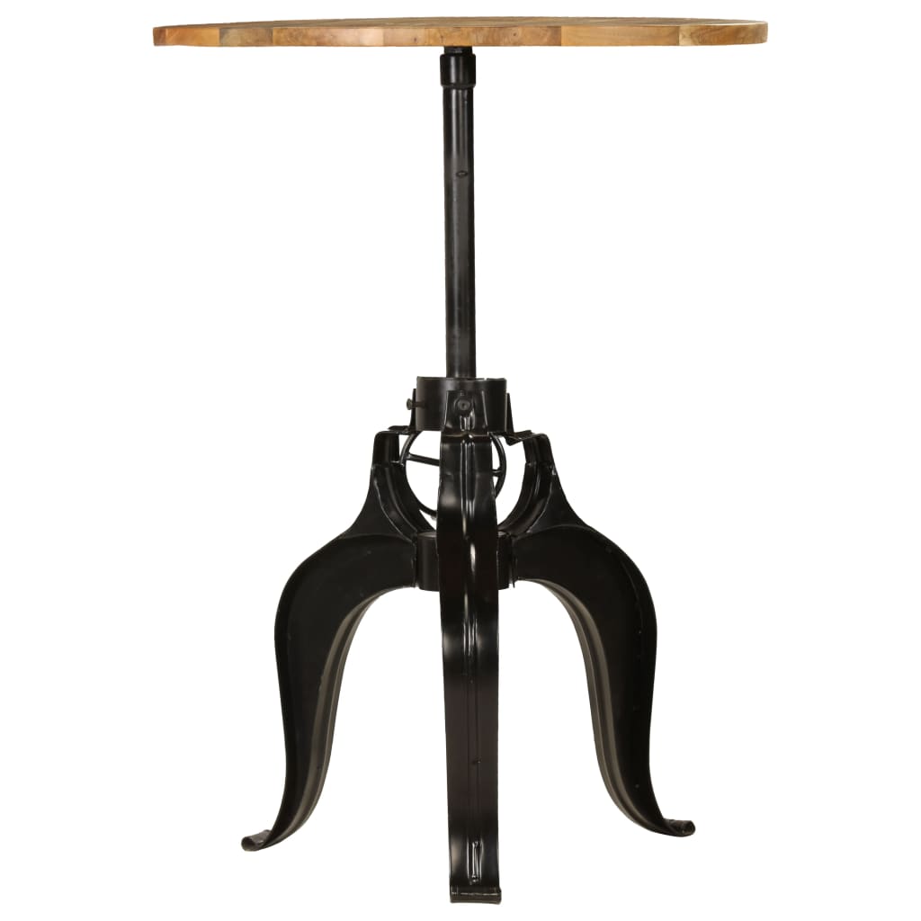 Table de bar Bois de manguier massif 75x(76-110) cm - XIOS