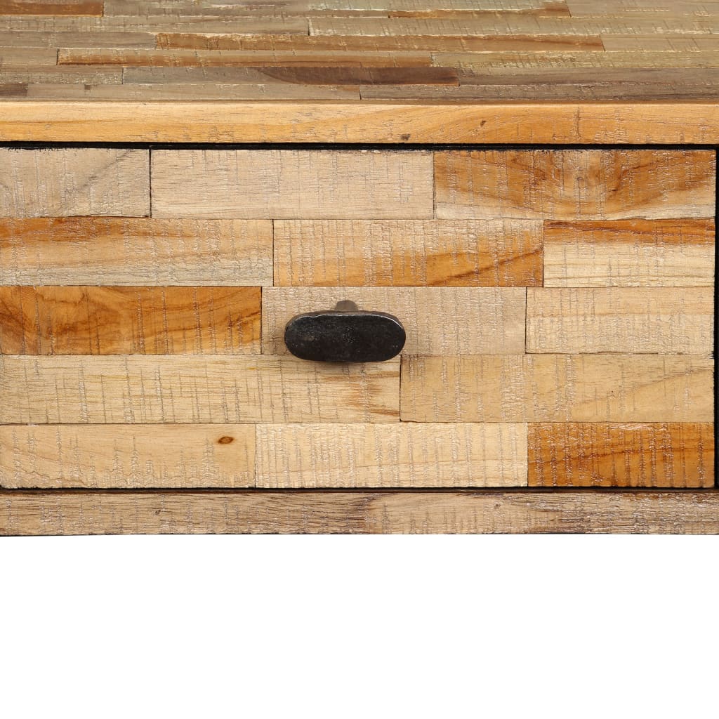 Table console Teck massif de récupération 120 x 30 x 76 cm - XIOS