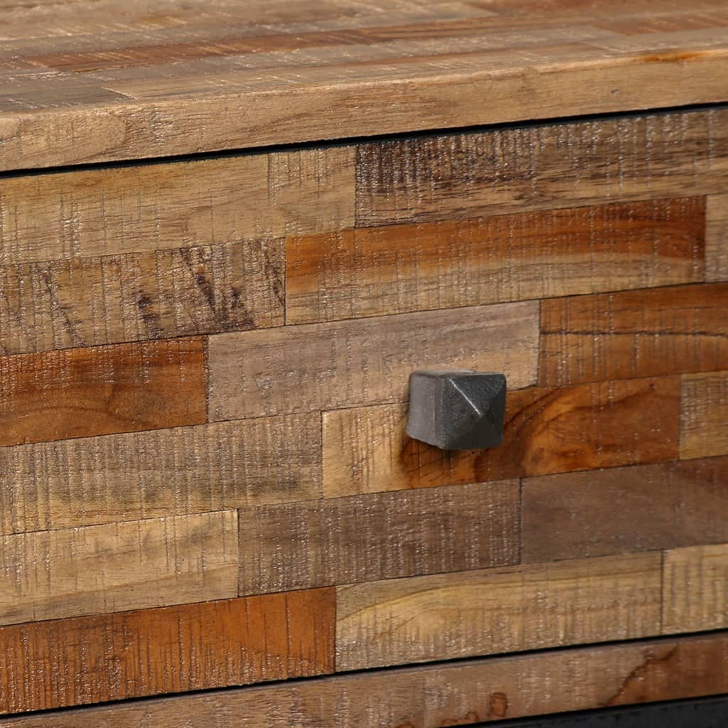 Armoire latérale avec 6 tiroirs Teck massif de récupération - XIOS