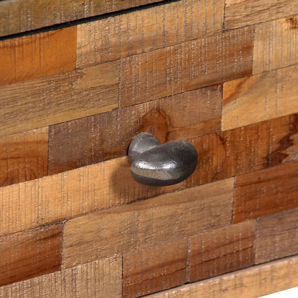 Armoire latérale avec 6 tiroirs Teck massif de récupération - XIOS