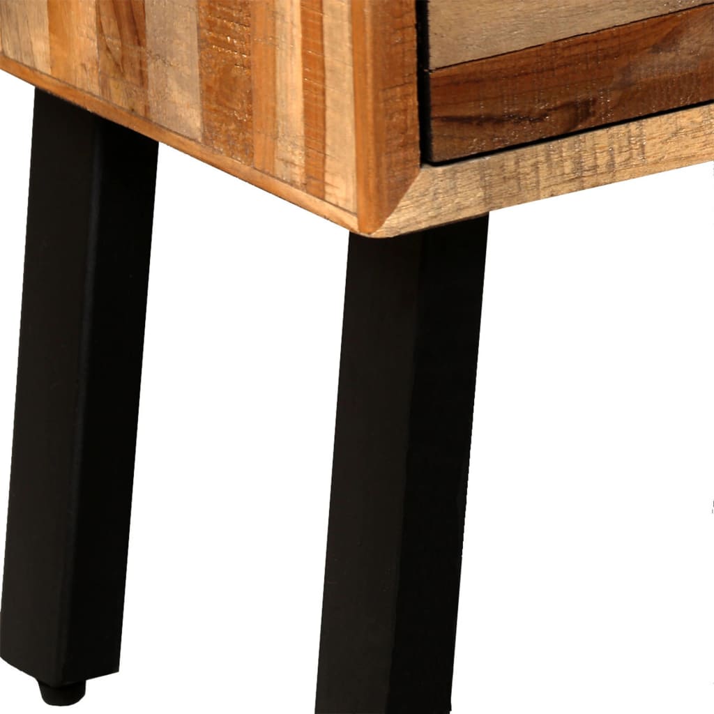 Armoire latérale avec 6 tiroirs Teck massif de récupération - XIOS