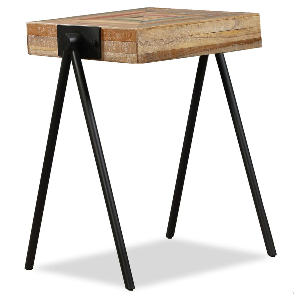 Table d'appoint Teck massif de récupération - XIOS