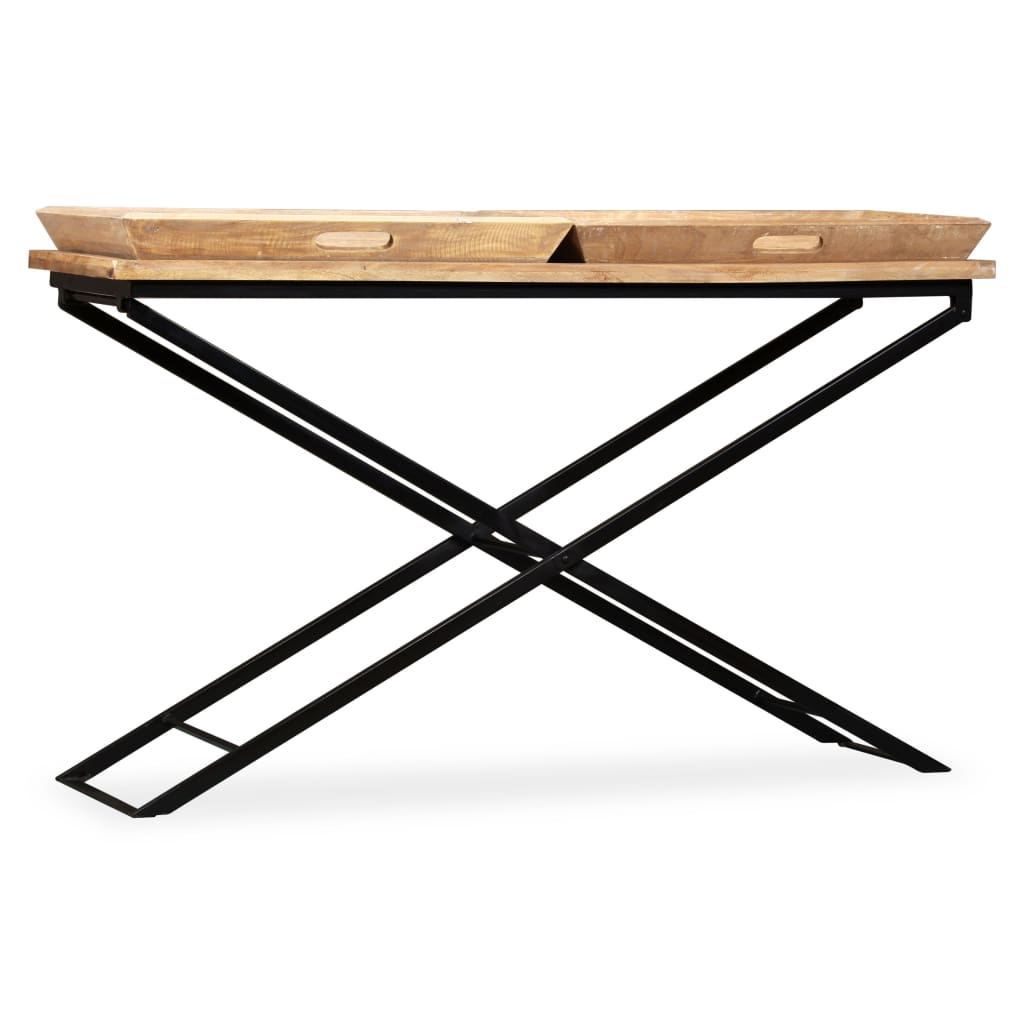 Table console Bois de manguier massif 130 x 40 x 80 cm - XIOS