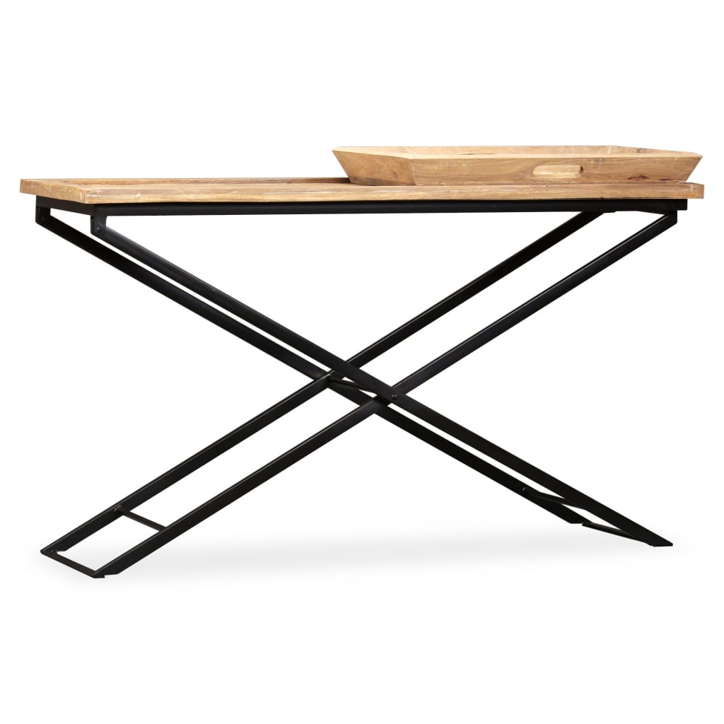 Table console Bois de manguier massif 130 x 40 x 80 cm - XIOS
