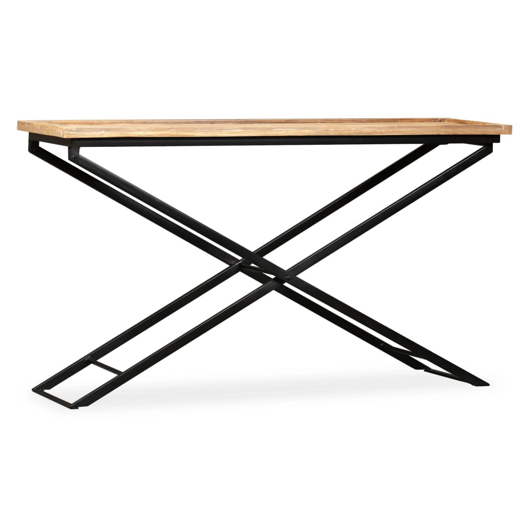 Table console Bois de manguier massif 130 x 40 x 80 cm - XIOS