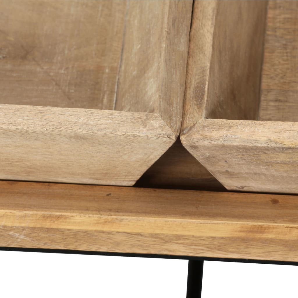 Table basse Bois de manguier massif 110x55x42 cm - XIOS