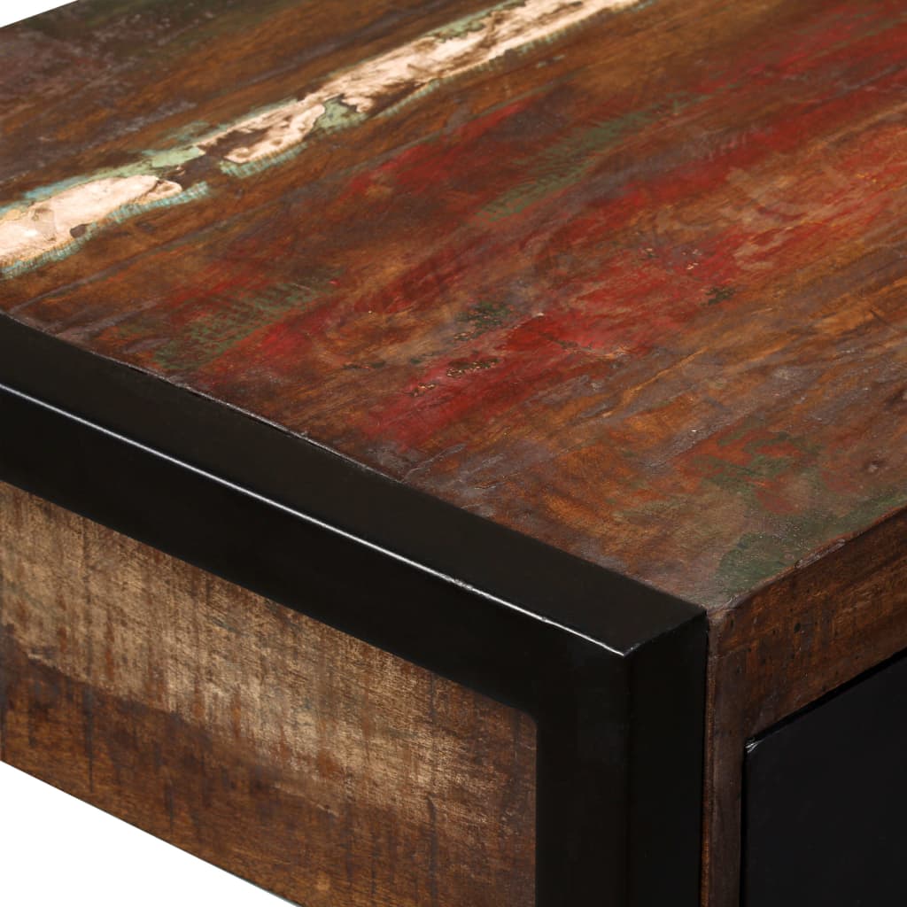 Bureau avec 2 tiroirs Bois de récupération massif 120x50x76 cm - XIOS