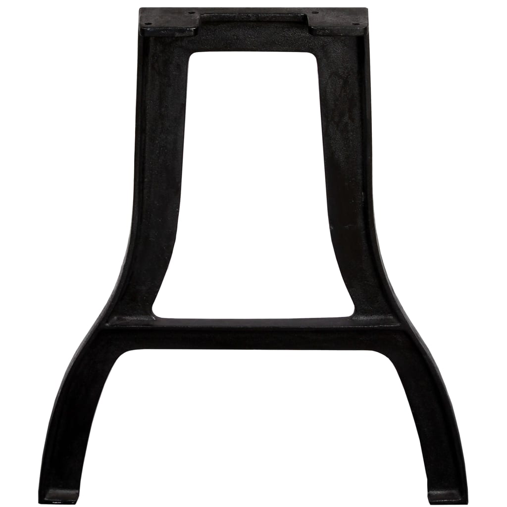 Pied de table de salle à manger 2 pcs Cadre en A Fonte - XIOS