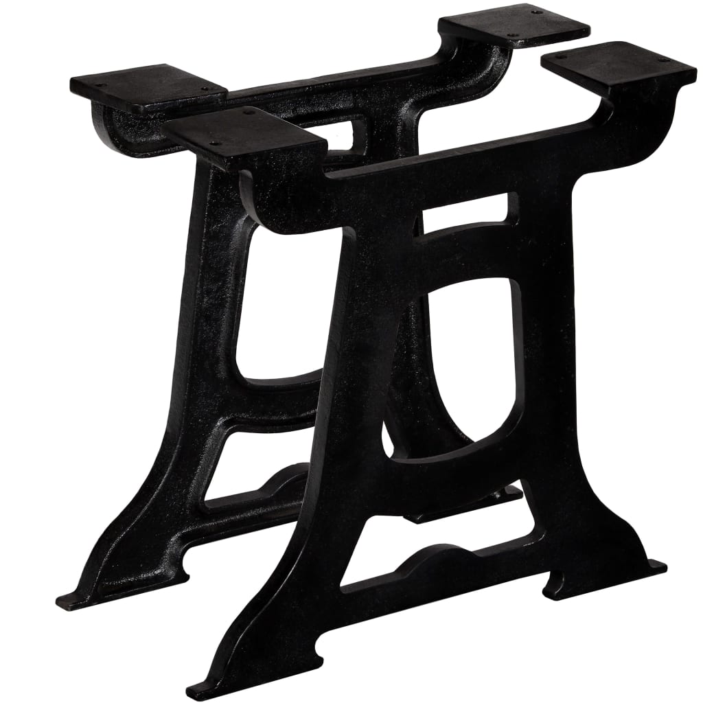 Pied de table basse 2 pcs Cadre en Y Fonte Pieds de table vidaXL