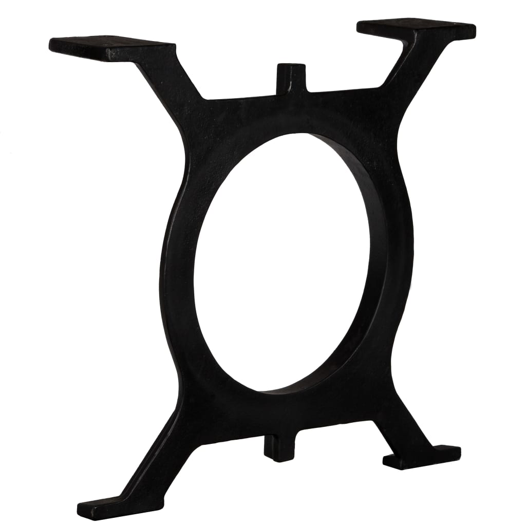 Pied de table basse 2 pcs Cadre en O Fonte - XIOS