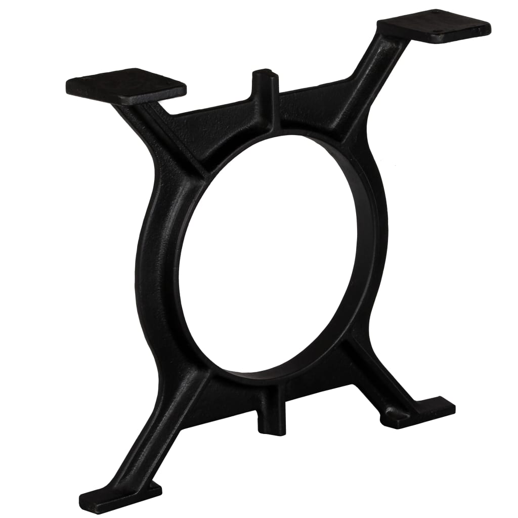 Pied de table basse 2 pcs Cadre en O Fonte - XIOS